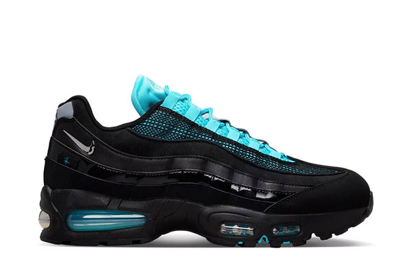 Nike Air Max 95 - Black Gamma Blue Metallic Silver Chrome