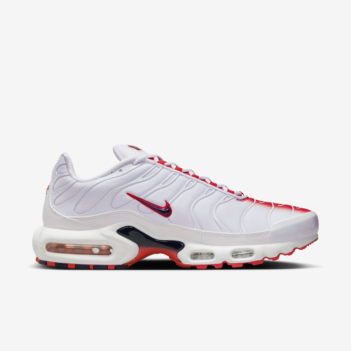 Nike Air Max Plus - White & University Red